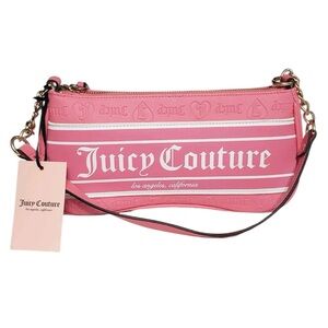 NWT Juicy Couture Womens Purse Shoulder Bag Fashionista Pink Lemonade $79